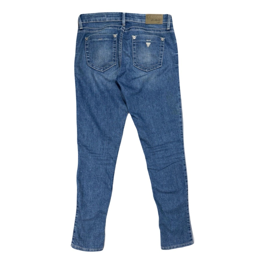 Guess Power Ultra Skinny Low-Rise Jeans‎ Womens 29x30 Medium Wash Blue Denim - Picture 8 of 16